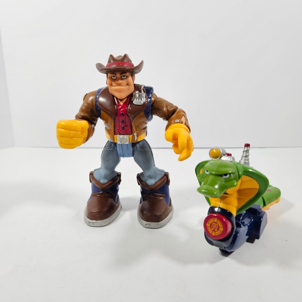 Rescue Heroes Brandon Irons Koyle Snake Action Figures Vintage 2001 Fisher Price